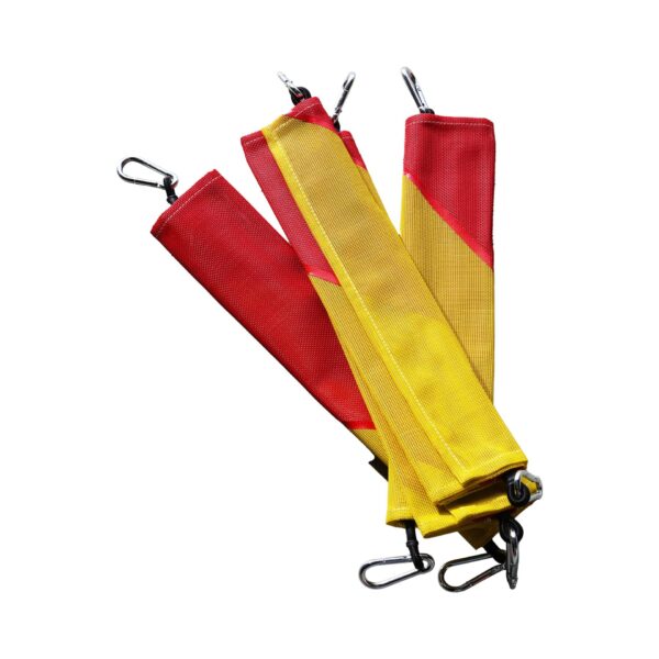 Red & Yellow Warning Flag (Set Of 4) - Image 2