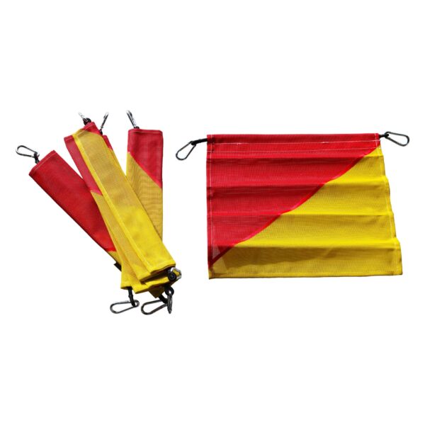 Red & Yellow Warning Flag (Set Of 4) - Image 3