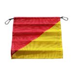 Red & Yellow Warning Flag (Set Of 4)