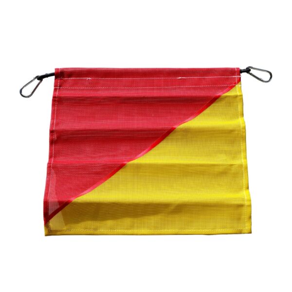 Red & Yellow Warning Flag (Set Of 4)
