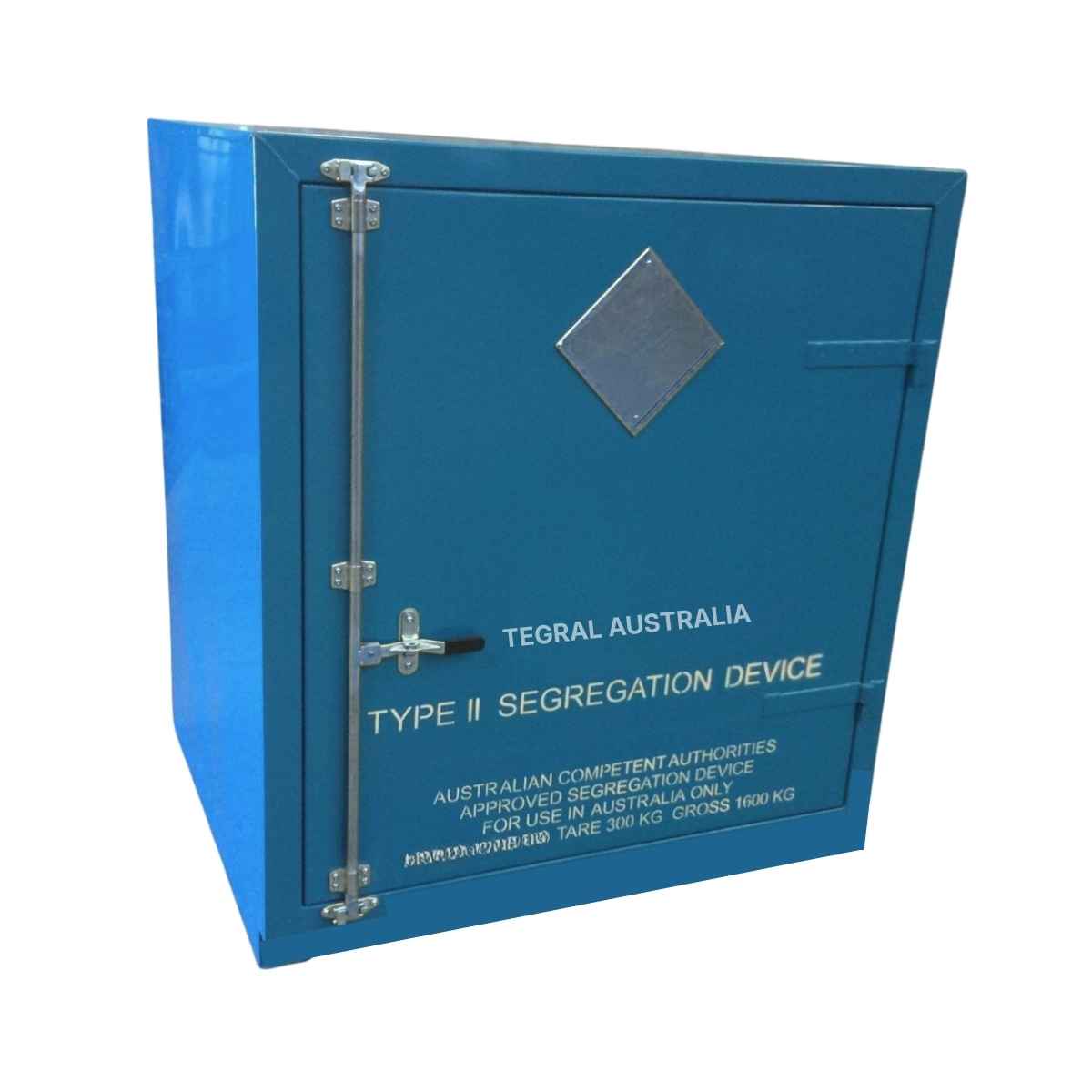 Close-up of Tegral Type II dangerous goods segregation device