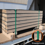 120mm E-Dunnage Timber with Strapping Groove - Tegral