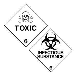 Dangerous Goods Label - Class 6