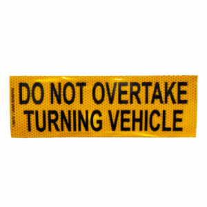 DNOTV Rear Marker Sticker 300 X 100mm