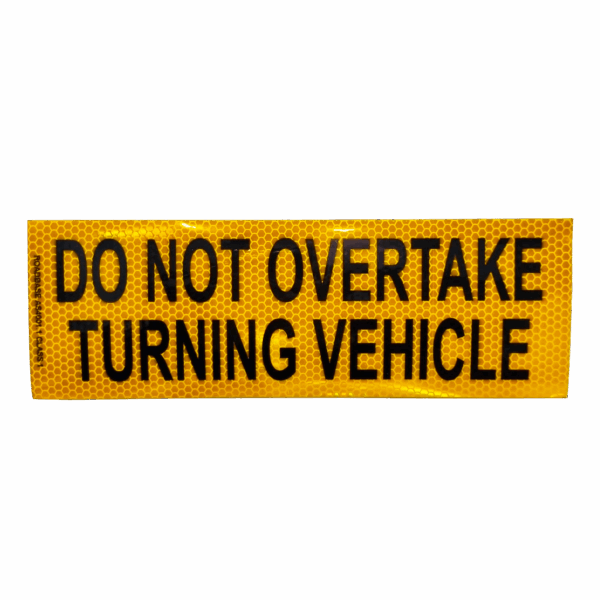 DNOTV Rear Marker Sticker 300 X 100mm