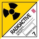 Dangerous Goods Label – 7C Radioactive