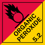 Dangerous Goods Label – Class 5.2 Organic Peroxide