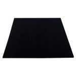 Black Corflute Truck Board 2.8mm × 1100mm × 1100mm