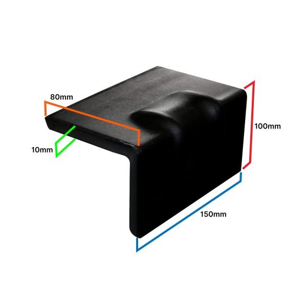Metal Chain Angle - Black - Image 2