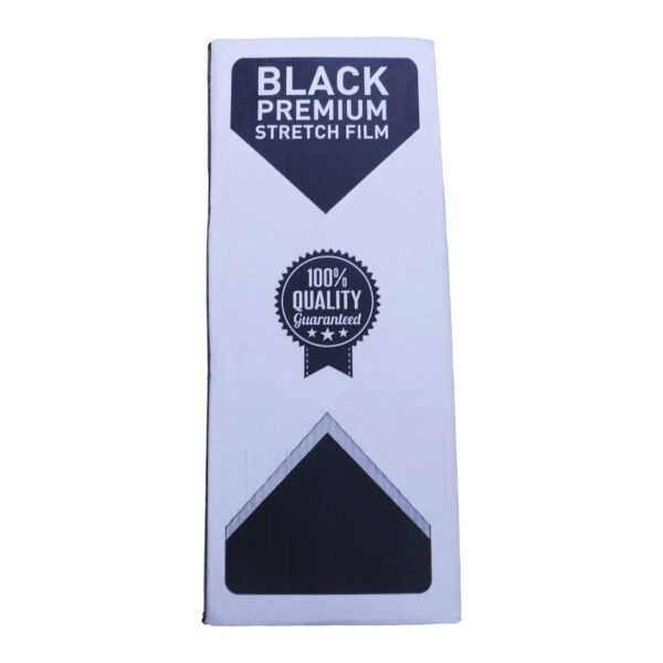 1200m x 500mm x 25um - Black Machine Wrap - Image 2
