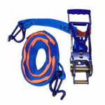 Ratchet Tie Down Long Handle Pulldowns – 9m x 50mm x 2500kg
