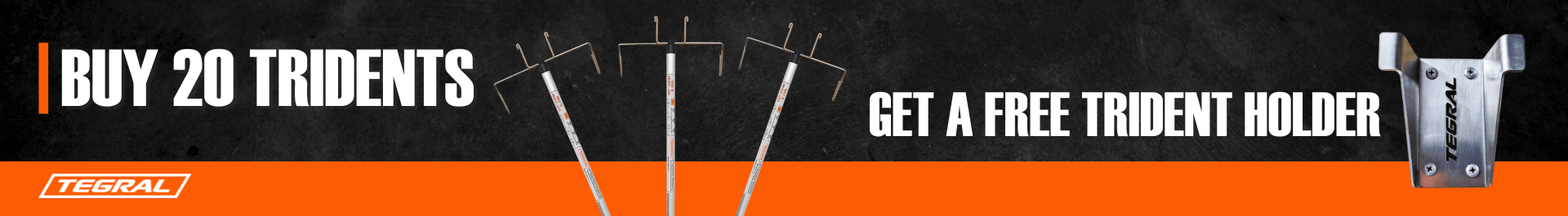 Buy 20 tridents get a free trident holder - Tegral Special