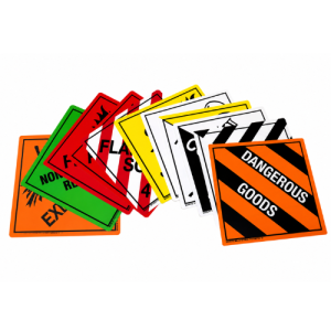 Dangerous Goods Polypropylene Placards - 250 x 250