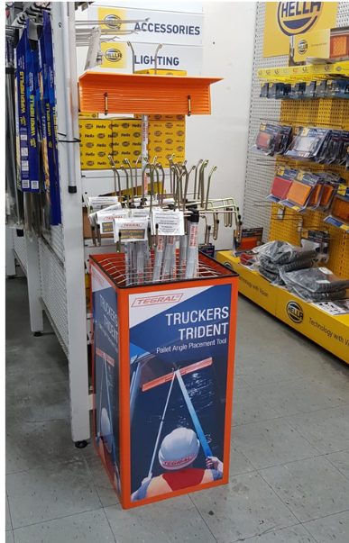 The iconic Pallet Angle Trident was invented by Tegral. First customer was Hyway Truck Accessories.