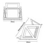 Ratchet Strap thrower Dimensions