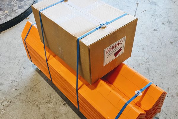 The first 1050mm Tegral Pallet Angles were manufactured in May 2018. Now the most durable on the market.