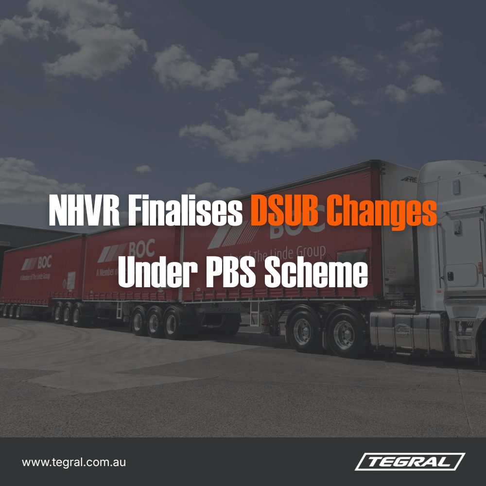 NHVR Finalises DSUB Changes Under PBS Scheme