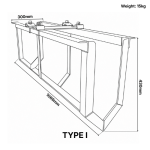 Frame style 22 capacity holder