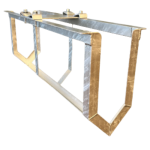 Under trailer angle holder