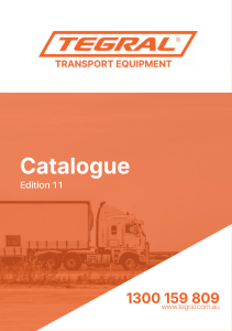 New Tegral Catalogue – Edition 11