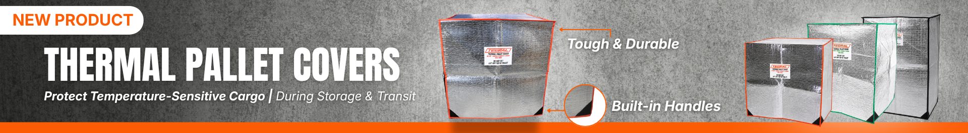 Thermal Pallet Cover Launch Website Banner